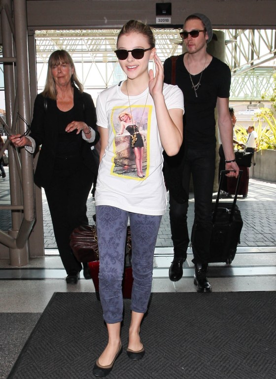 Chloe Moretz Departs LA