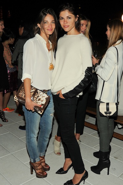 BARNEYS NEW YORK, DAVID NEVILLE, MARCUS WAINWRIGHT, AND LINDA EVANGELISTA CELEBRATE RAG AND BONE AND THE LAUNCH OF THE PILOT HANDBAG WITH A DINNER AT NOMAD ROOFTOP