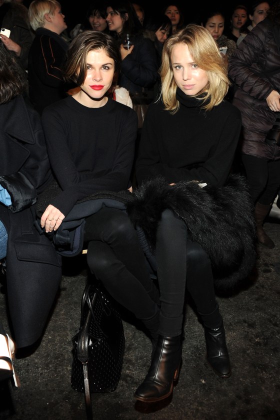Rag & Bone Women's Collection - Front Row- Fall 2013 Mercedes-Benz Fashion Week
