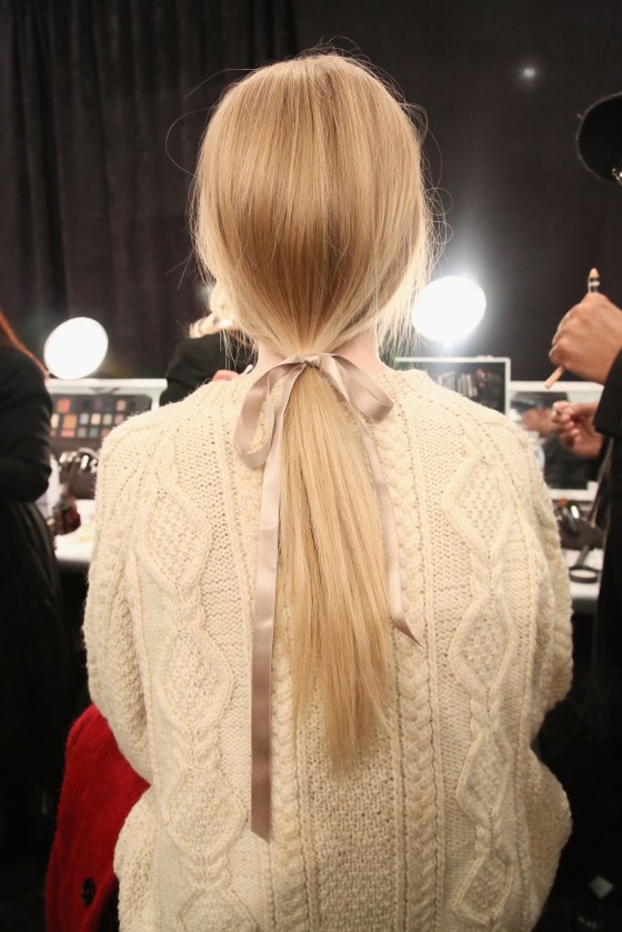 TRESemme At Jenny Packham - Backstage - Fall 2013 Mercedes-Benz Fashion Week