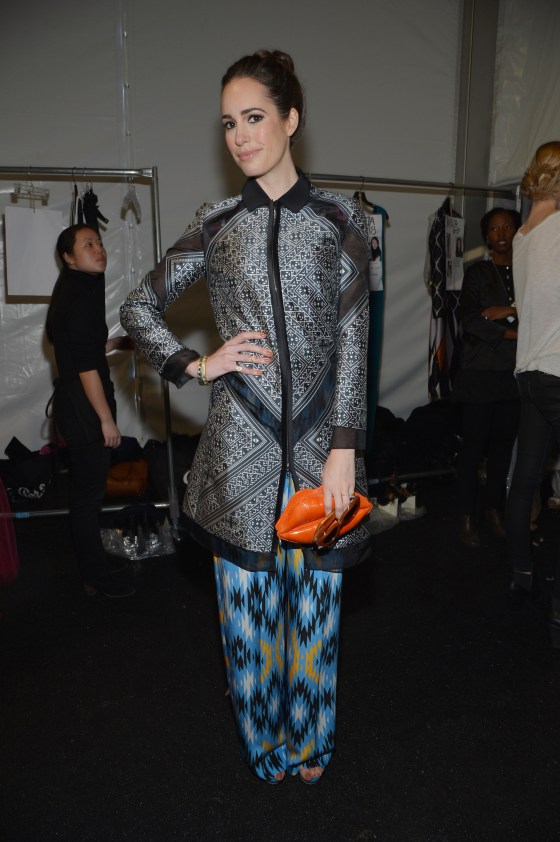 Bibhu Mohapatra - Backstage - Fall 2013 Mercedes-Benz Fashion Week