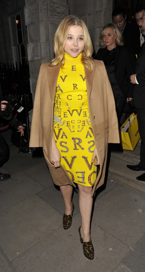 Celebrities leave the Designer Pudsey Collection 2012, held at Christie's London