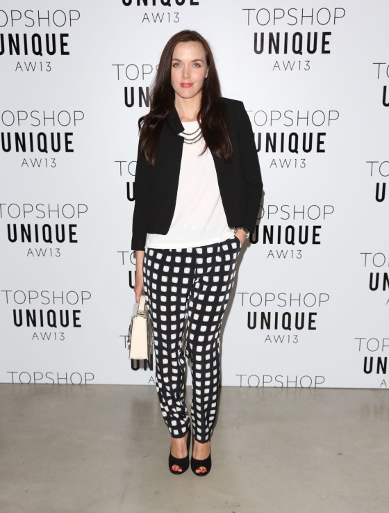 London Fashion Week - Autumn/Winter 2013  - Topshop Unique- Front Row