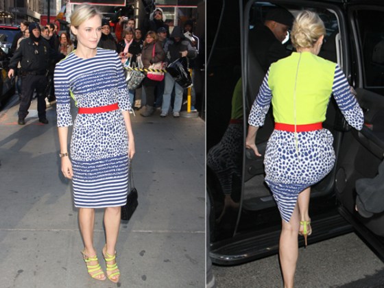 diane-kruger-blue-neon-dress